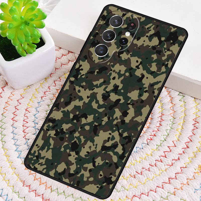 Camo Camouflage Fashion Phone Case for Samsung Galaxy note 10 pro S26 Ultra S23 S24 FE S25 S21 S22 PLUS shockproof Cove