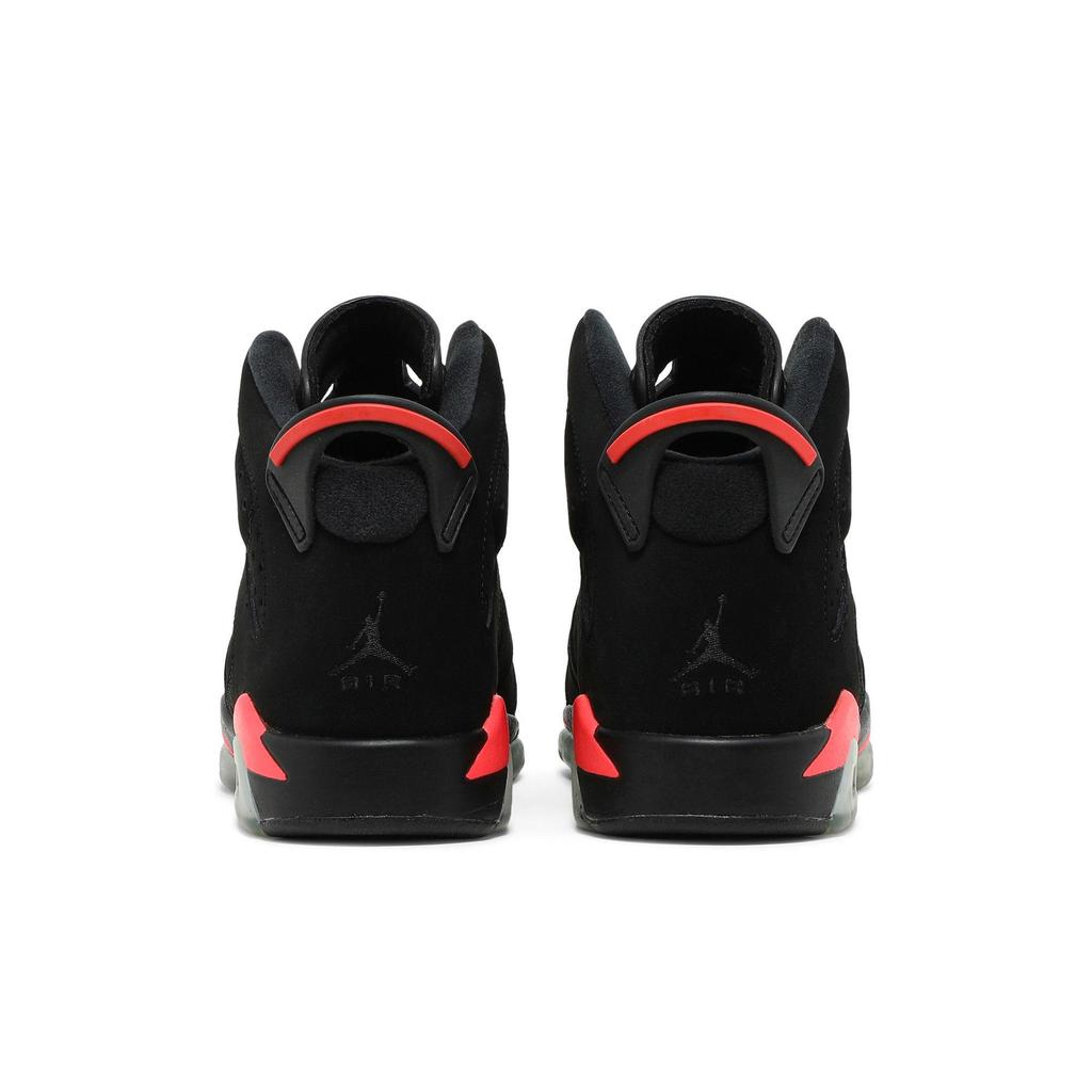 Air Jordan 6 Retro BG 'Infrared' 2014 (Unisex) Black / Infrared 23 Kids' Basketball Shoes 384665 023