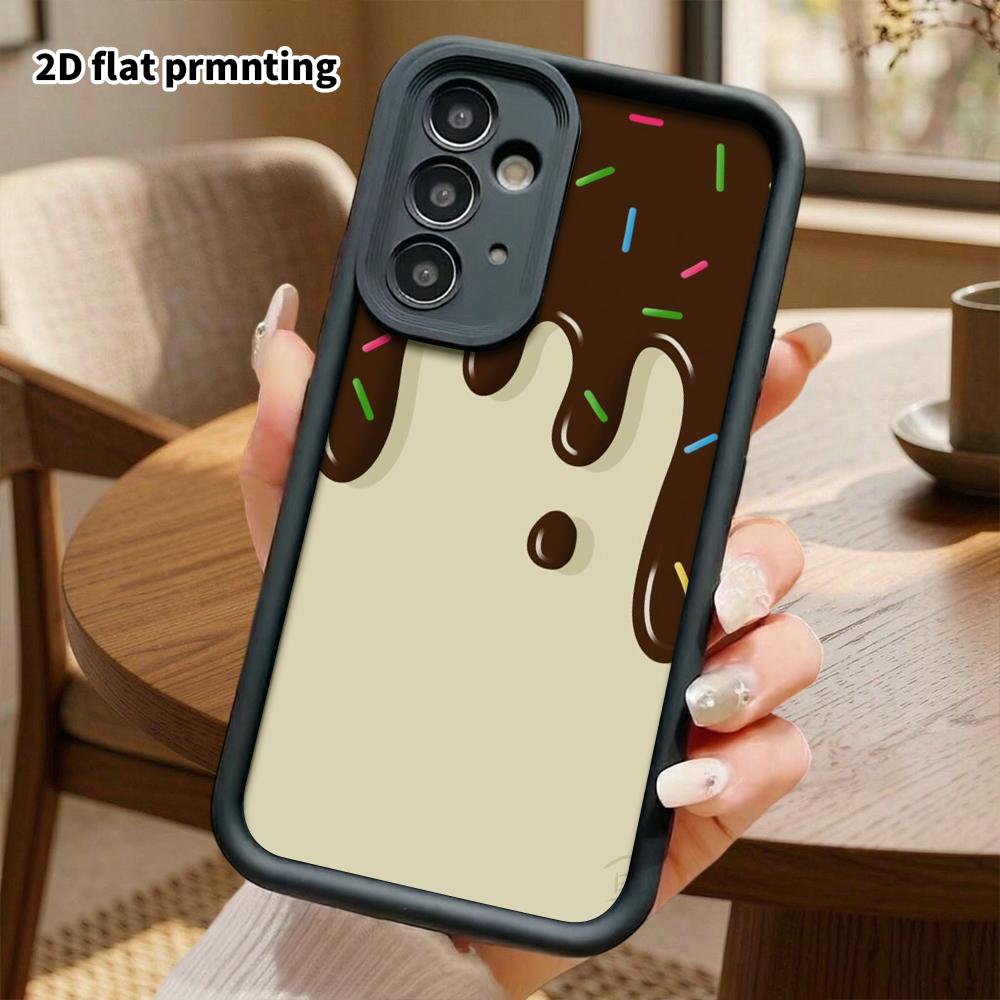 Phone Case: 2D Flat Samsung Galaxy A34 A35 M05 M06 S20 S22 S21 FE Plus 5G Layered Protective Case, Cute Simple Design, Christmas and Halloween Gift