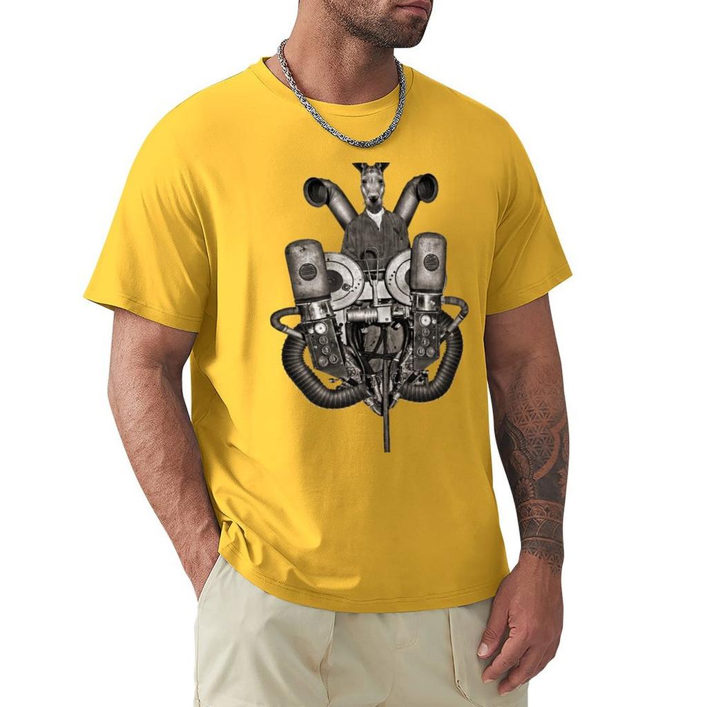 Anthropomorphic N°19 T-Shirt Cute Tops Blanks Oversized Graphic Tee Street Wear Men'S T Shirts