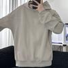 Yousheng Men Fall Winter Hoodie Solid Color Long Sleeves Hooded Elastic Cuff And Hem Thin Daily Wear Casual Sport Top