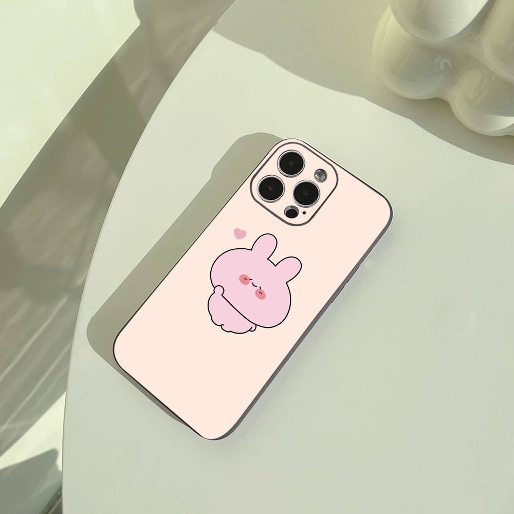 

C-A-Cartoon -a-Asamimichan Phone Case For iPhone 17,16,15,14,13,12,11 Pro Max,16Plus Lightweight and practical Soft Black Cover iPhone14Pro