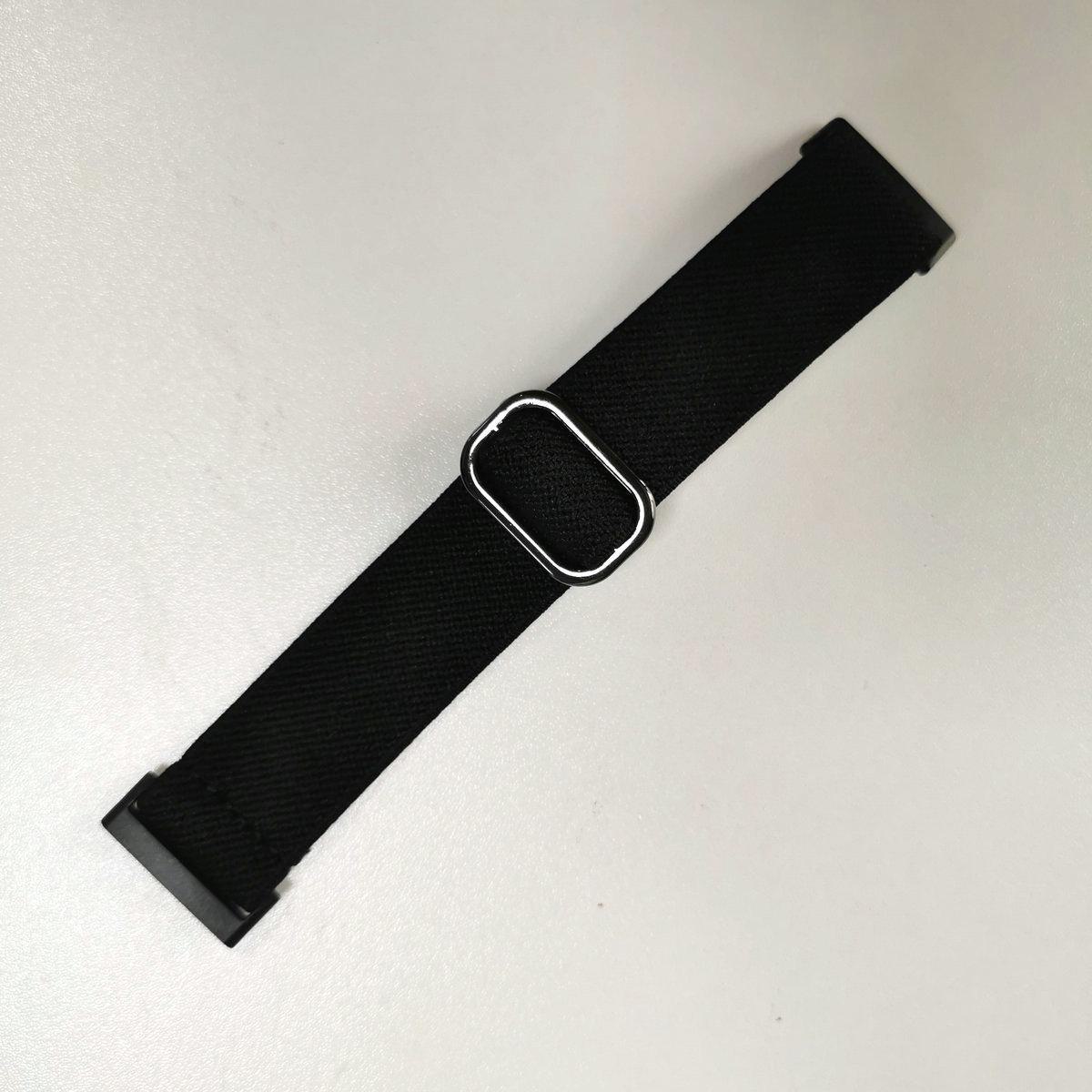 

Еластичний нейлоновий ремінець для годинника Fitbit Versa 3/4, Sense, Versa 2 з великою пряжкою Versa3/4/sense/sense2 чорний