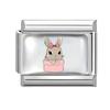 1PC Creative Personalized Tulip Lovely Cats Rabbit Star Heart Italian Charm Fit 9MM Stainless Steel Bracelet DIY Making Gift