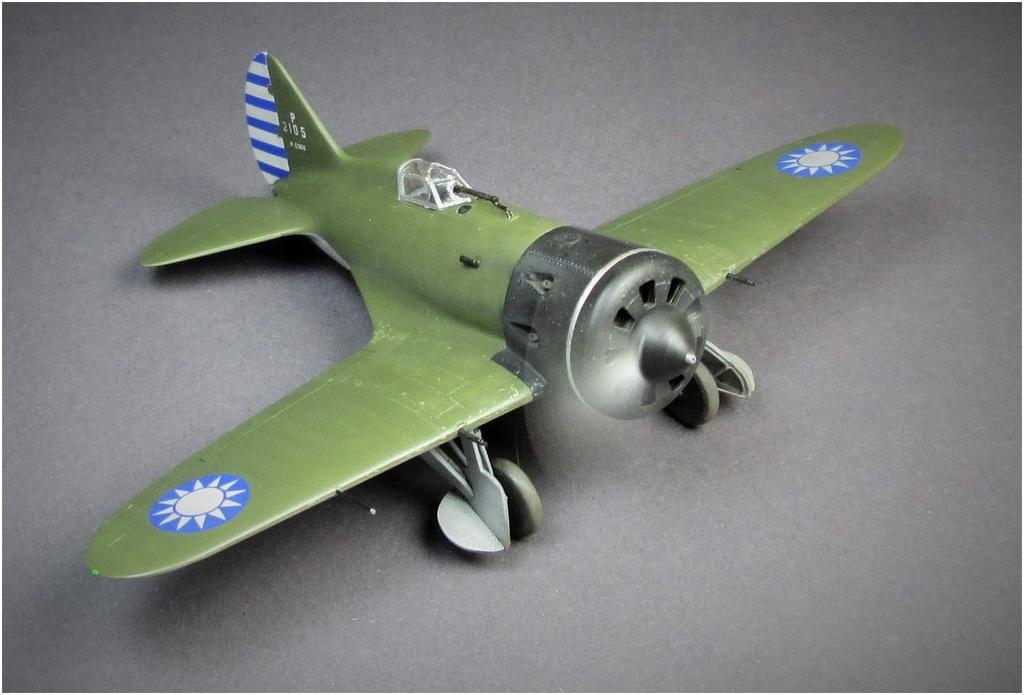 Clear Prop 1/72 Republic of China Air Force I-16 Type 5 Early Model Plastic Model CPU72024 Molded Color