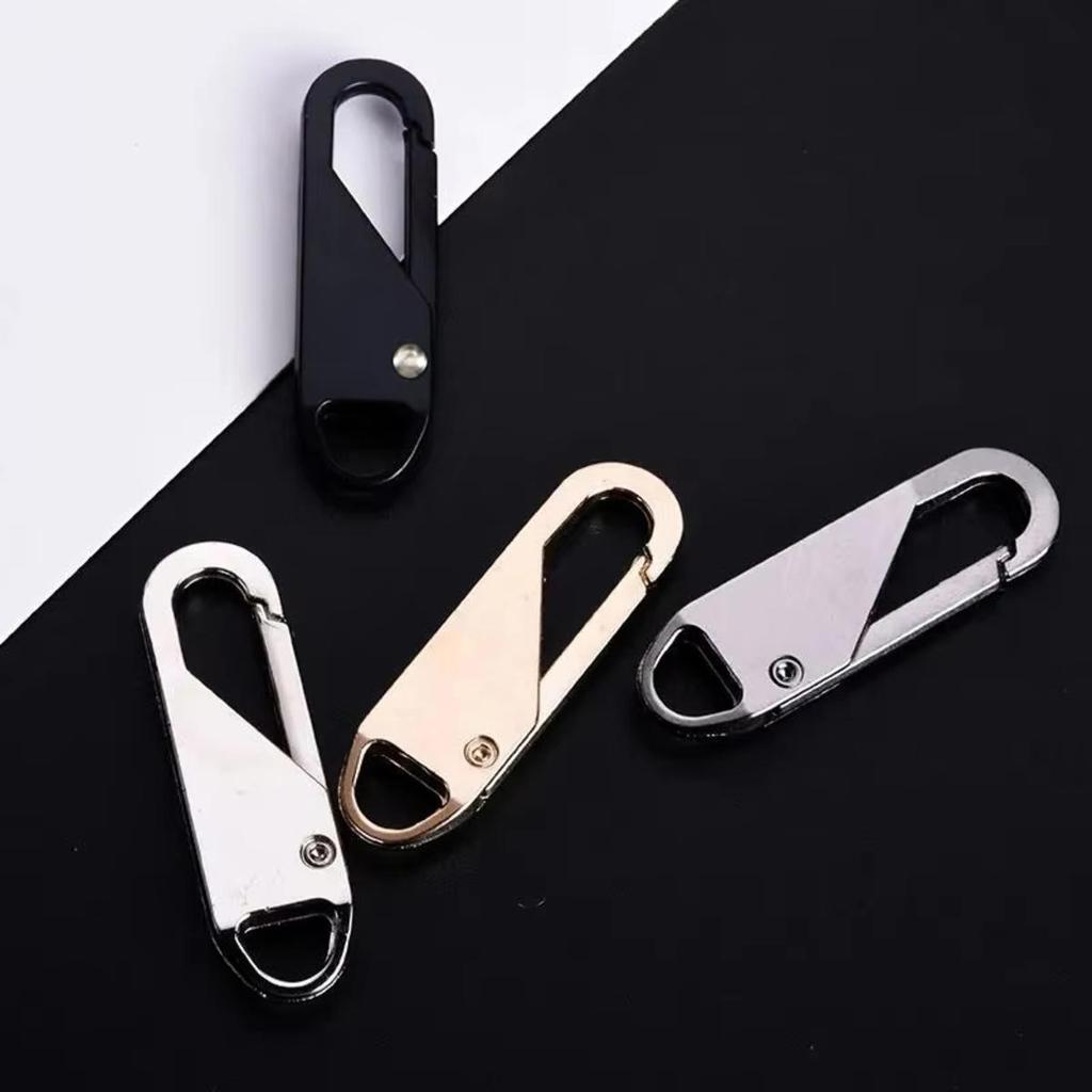 Zip Puller Replacements Zip Slider Repair Instant Zippers Head Pull Handle Zippers Extender for Cloth Travel Bag