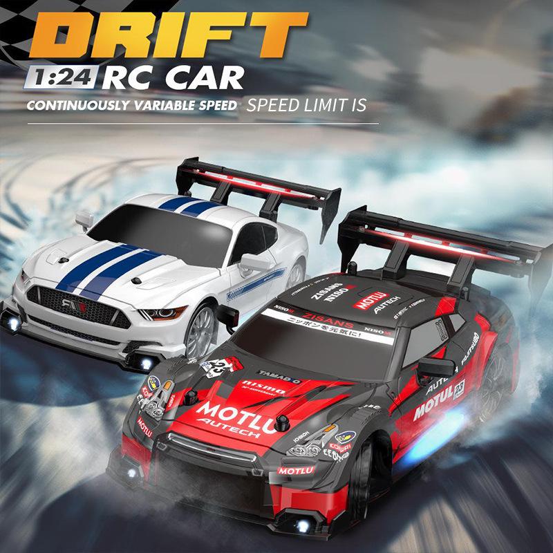 Children's High-Speed 2.4G RC Drift Racing Car - Four-Wheel Drive Simulation Toy