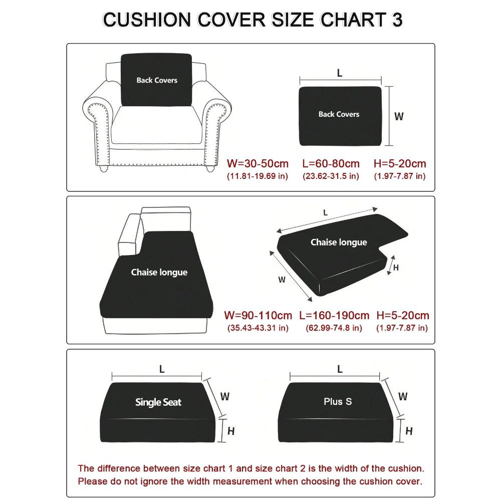 1pc Jacquard Sofa Slipcover Twill Pattern Elastic Sofa Covers Furniture Protector for Bedroom Office Living Room Home Decor