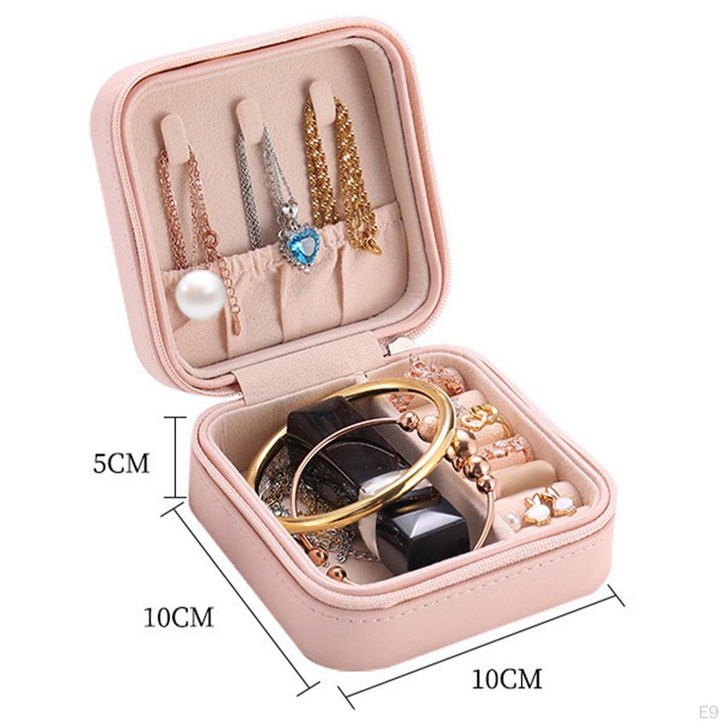 Organizer Display Storage Box Compact for Necklace Ear Studs