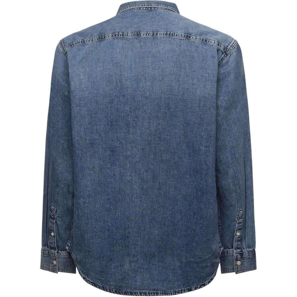 Calvin Klein Button Down Point Collar Denim Long Sleeve Shirt Men Shirts LV040EM774-WHZ