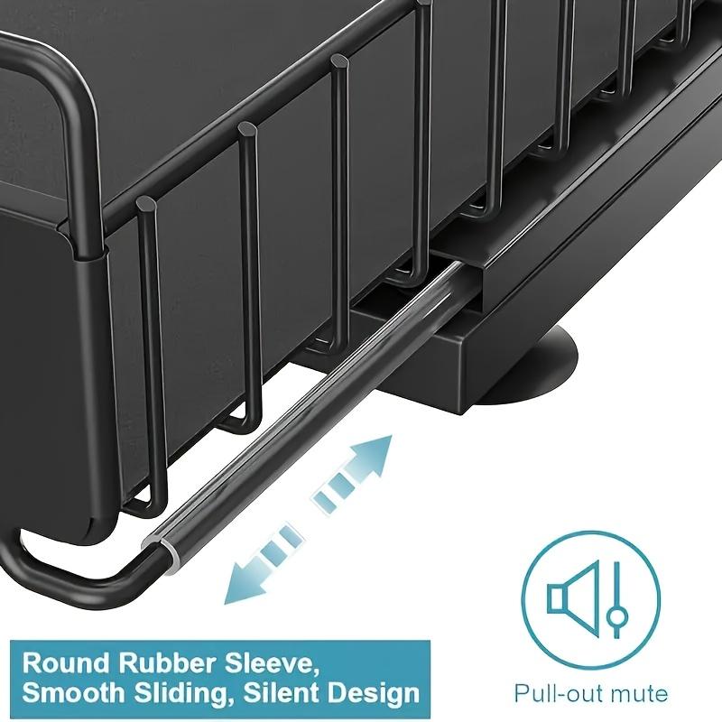 Kitchen Storage Rack, Lower Sink Sorting, Sliding Pull-out Cabinet Sorting Rack, For Kitchen Bathroom Refrigerator Cabinet Organization Rack