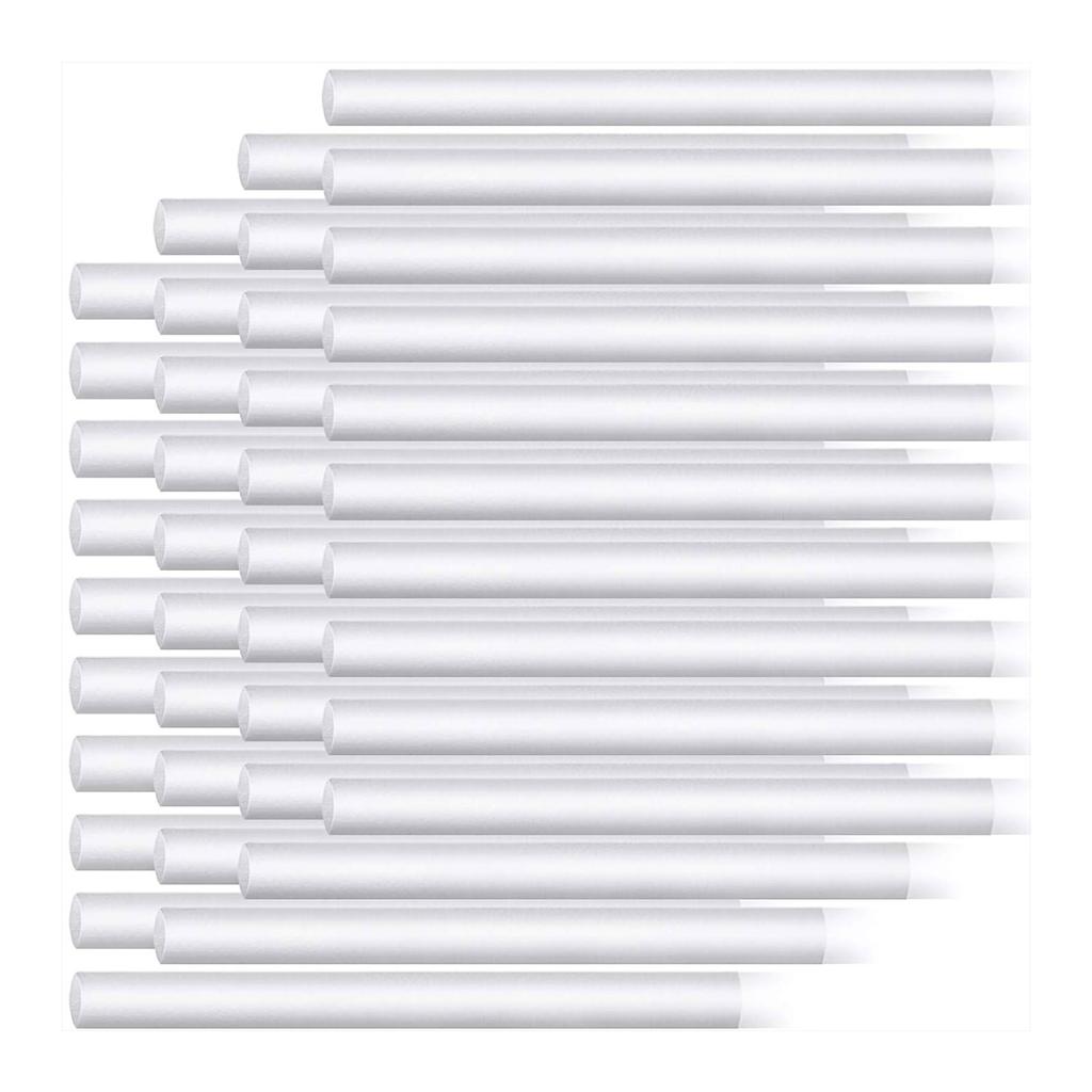 40pcs Humidifier Filter Cotton Sticks for Travel Aromatherapies Tampons Wands Humidifier Refills for Office and Bedroom