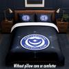 Set Biancheria da Letto Design Portsmouth FC 1 Copripiumino + 2 Federe Morbido Traspirante Biancheria da Letto per la Casa