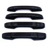Car Carbon Fiber Style Exterior Door Handle Moulding Cover Trim w/Keyless Entry Decor For Honda Civic 11th Gen 2022 2023 2024