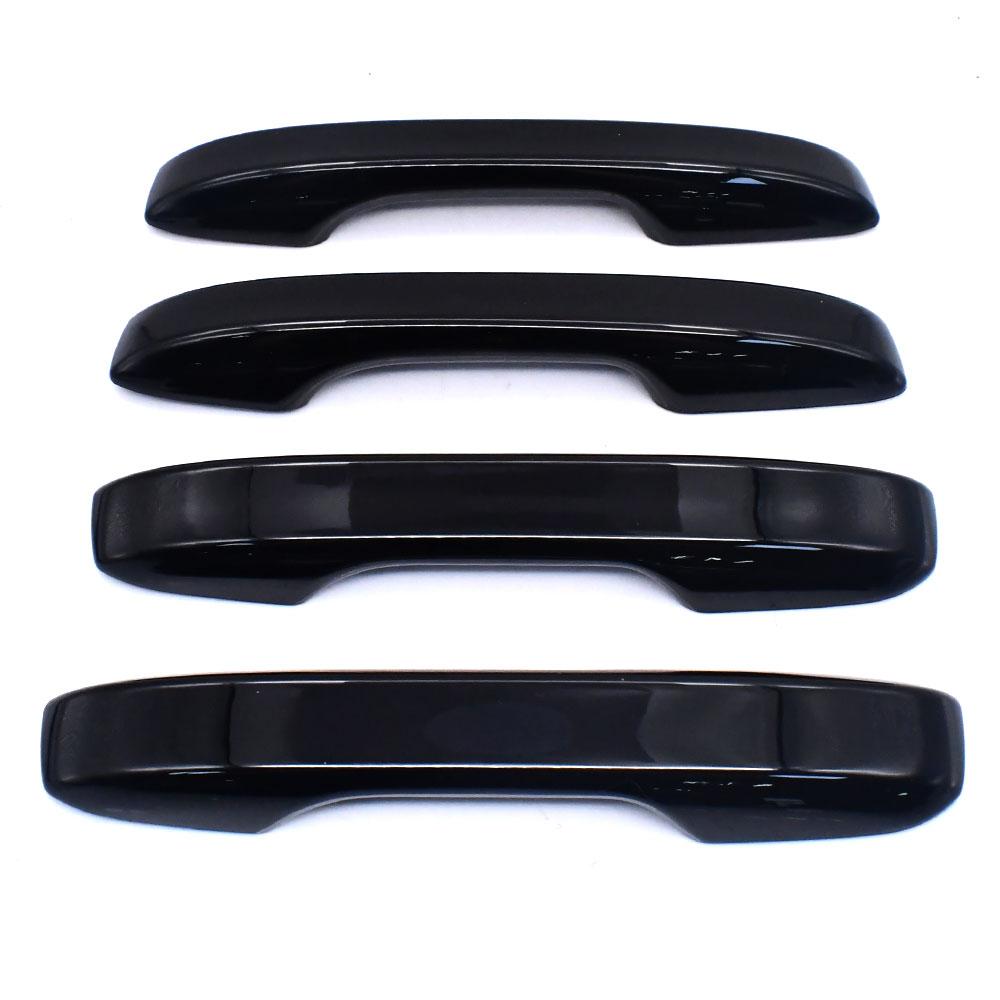 Car Carbon Fiber Style Exterior Door Handle Moulding Cover Trim w/Keyless Entry Decor For Honda Civic 11th Gen 2022 2023 2024
