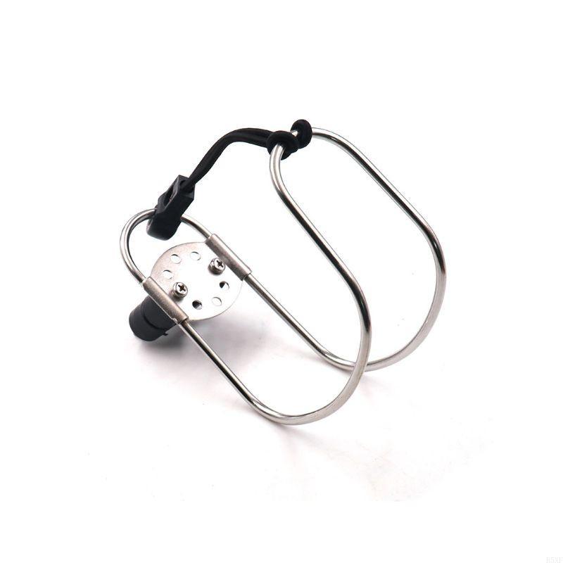 2025 New Professional Stainless Steel Horseshoe Bracket Life Buoys Ring Holder Boating Equipment