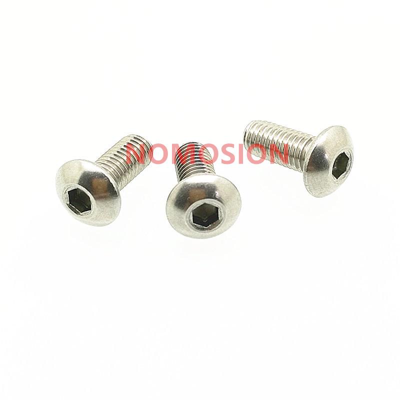 304 Stainless Steel ISO7380 Button Head Inner Hex Screw M3/M4/M5