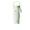 Cute 880ml Thermal Cup Ocean Pattern Large Capacity Insulated Cup Leakproof with Handle Vacuum Cup Home Office