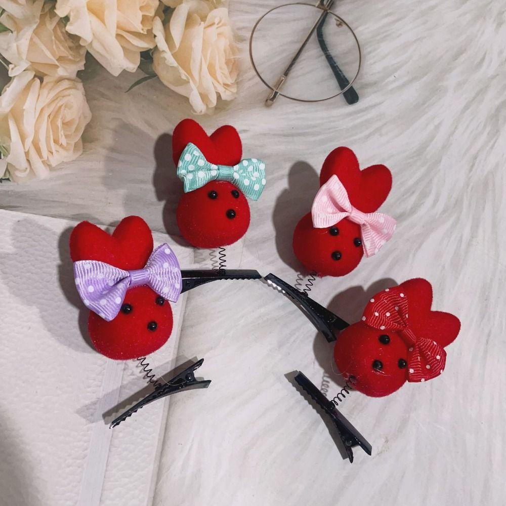 10pcs Little Yellow Duck Spring Hair Clip Cartoon Headwear Hair Styling Tool Hairpin  Hair Accessory