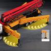 1/50 Cement Concrete Pump Truck Engineering Vehicle Ladder Trucks Toy Car Sound Light Pull Back Doors Opened Vehicle Collection