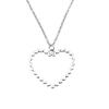Peach Heart Love Letter Tags Pendant Antique Bronze Silver Metal Boys Collar Necklace Best Seller Gift