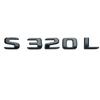 Kompatibel mit Mercedes-Benz S-Klasse (S320L, S350L, S400L, S450L, S500L, S600L) Hinterer englischer Buchstabenaufkleber