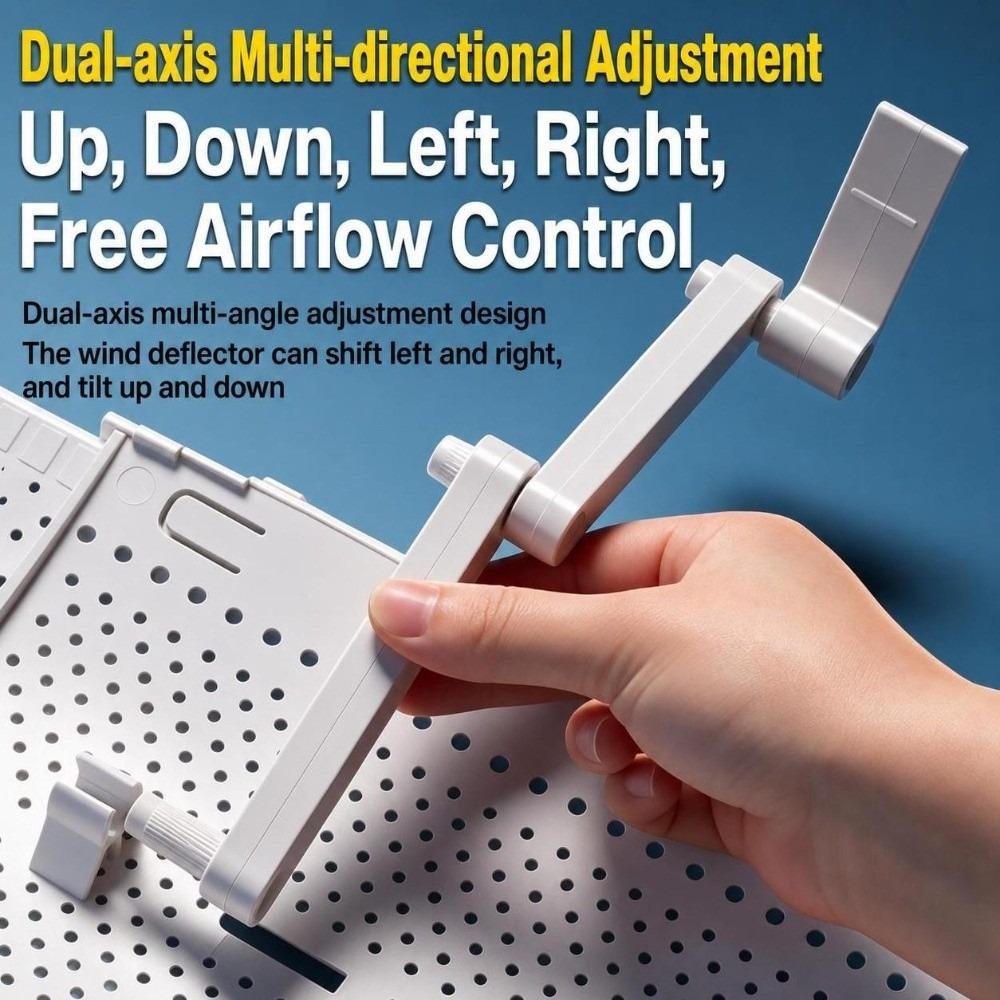 3 In 1 Air Conditioner Wind Deflector Adjustable Air Shield Cover Family Indoor Chill