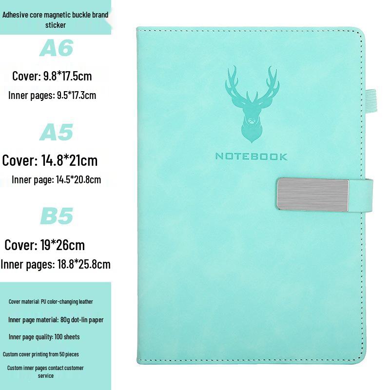Customizable A5 Notebook & B5 Planner for Students and Business Meetings