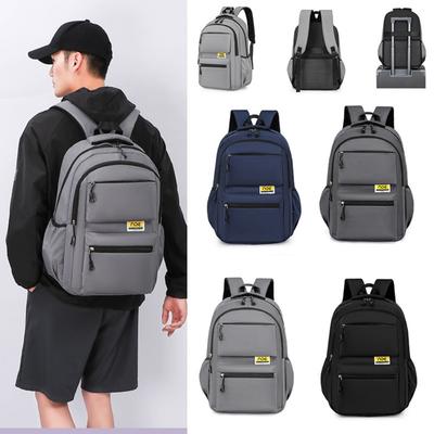 Backpack Casual Backpack High School School Bag Simple Computer Bag Men's Large Capacity Outdoor Travel Bag