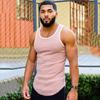 YOUNGLA Men's Summer Fitness Sleeveless Running Vest