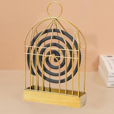 Myggspiral Släta Linjer Högtemperaturbeständig Smide Nordiska Hemaccessoarer Myggavvisande Spiralbricka Hängande