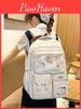 Campus-Mädchen-Rucksack aus Stoff mit großem Fassungsvermögen für Schule und Studium