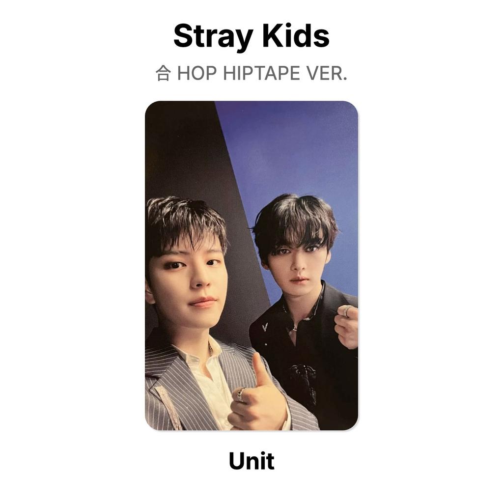 Stray Kids HOP HIPTAPE VER. Official Photocard