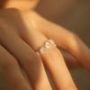 Stylish Elegant And Adjustable Finger Ring For Women With Chic Fringed Design And Modern Appeal