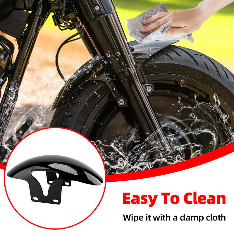 Motorcycle Gloss Black Front Fender Mudguard Motorbike Mudflaps Guard Parts For Harley Softail M8 Fatboy FLFBS FLFB 2018-up
