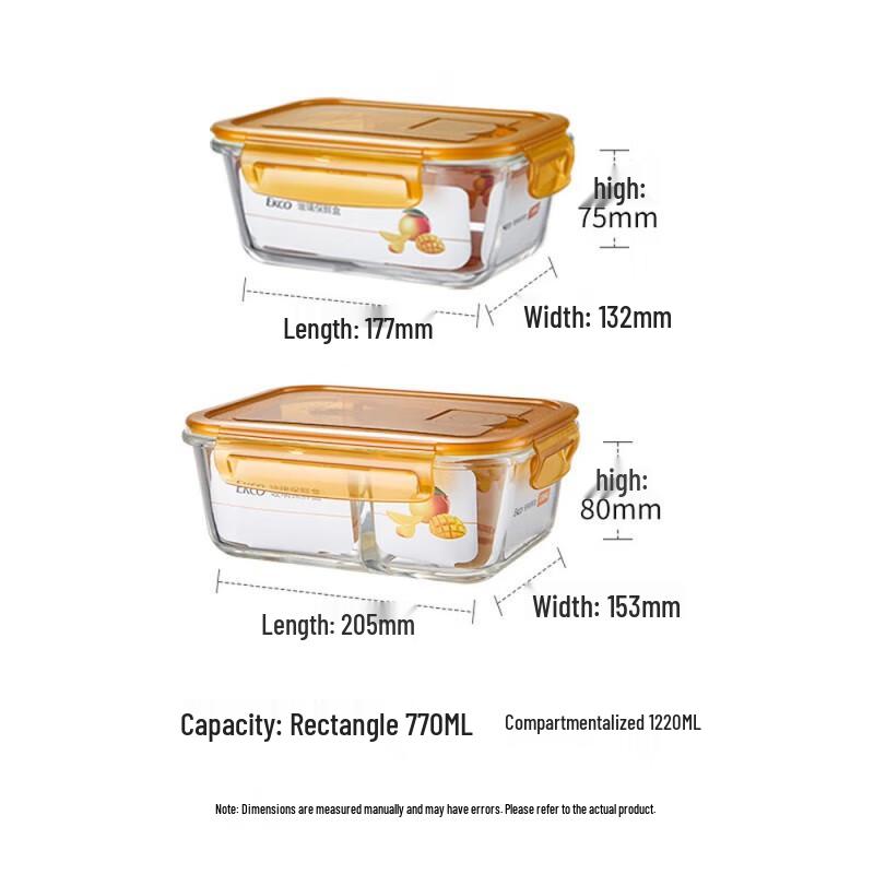 EKCO Corning Glass Food Storage Container Set