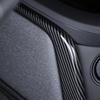 Carbon Fiber Style Central Front Gear Trim Strip Cover For Hyundai IONIQ 5 N 2024 2025 LHD RHD Accessories