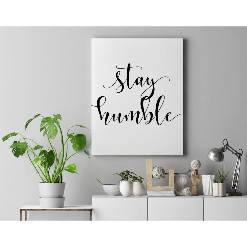 Inspirational quotes Poster Hand painted font canvas living room wall decorative painting art