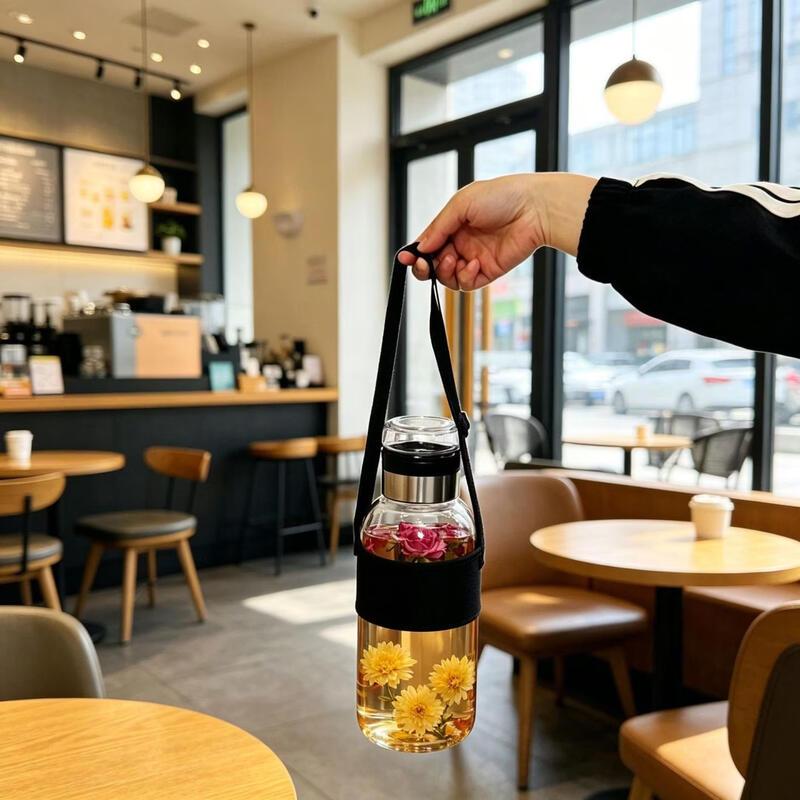 Portable Glass Tea Infuser Bottle