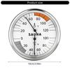Sauna Temperature Humidity Gauge Rustproof Housing Extreme Heat Resistant for Home Spas