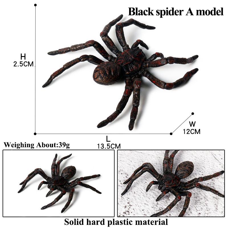 Oenux Insekten Tiere Modell Spinnennetz Skorpion Fledermaus Actionfiguren Figur Miniatur Niedlich Pädagogisch Kinder Spielzeug Halloween Geschenk