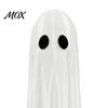 Spooky Tabletop Ornament Light Up Ghost Halloween Lamp, 3D Printed LED Figurine, Creative Window Display Glowing Decoration for Mantel, Shelf, Tiered