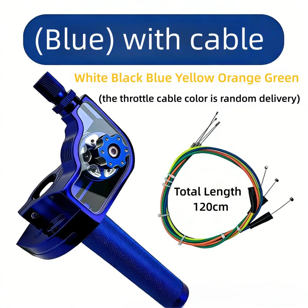 22mm CNC Aluminum Motorcycle Accelerator Handlebar Throttle Twist Grip Twister For Motorcycle Moped Scooter Bike ATV CRF XR KLX