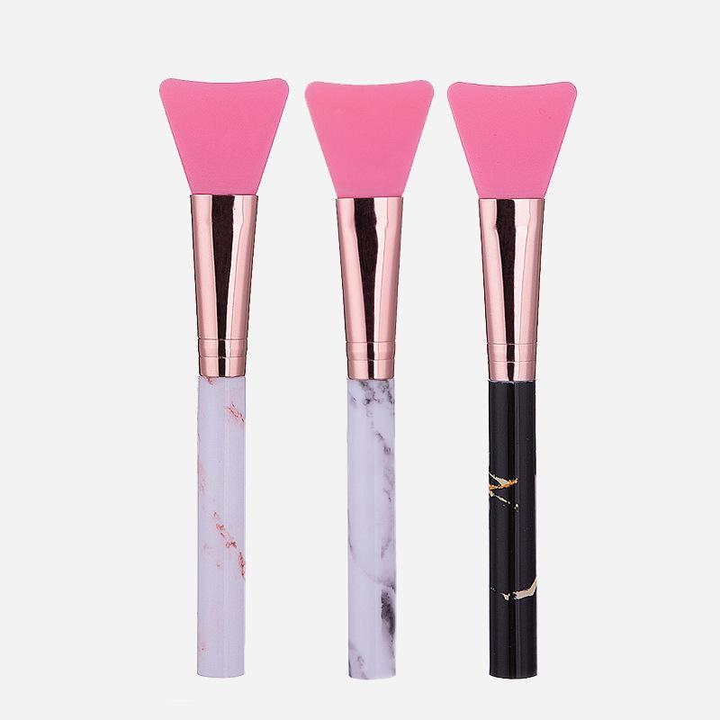 New marble mask makeup brush adjustment stick umbrella soft silicone DIY mask tool