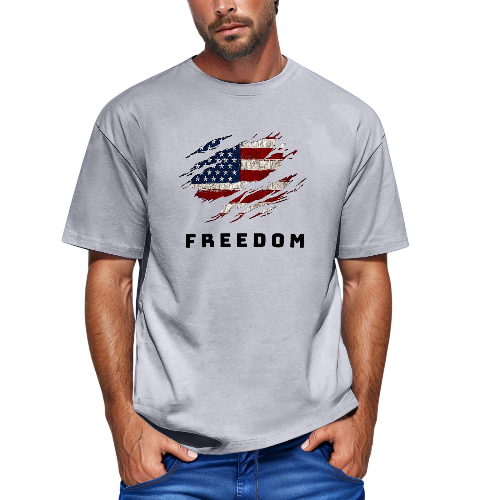 

Мужская модная футболка, уличная повседневная одежда с коротким рукавом S