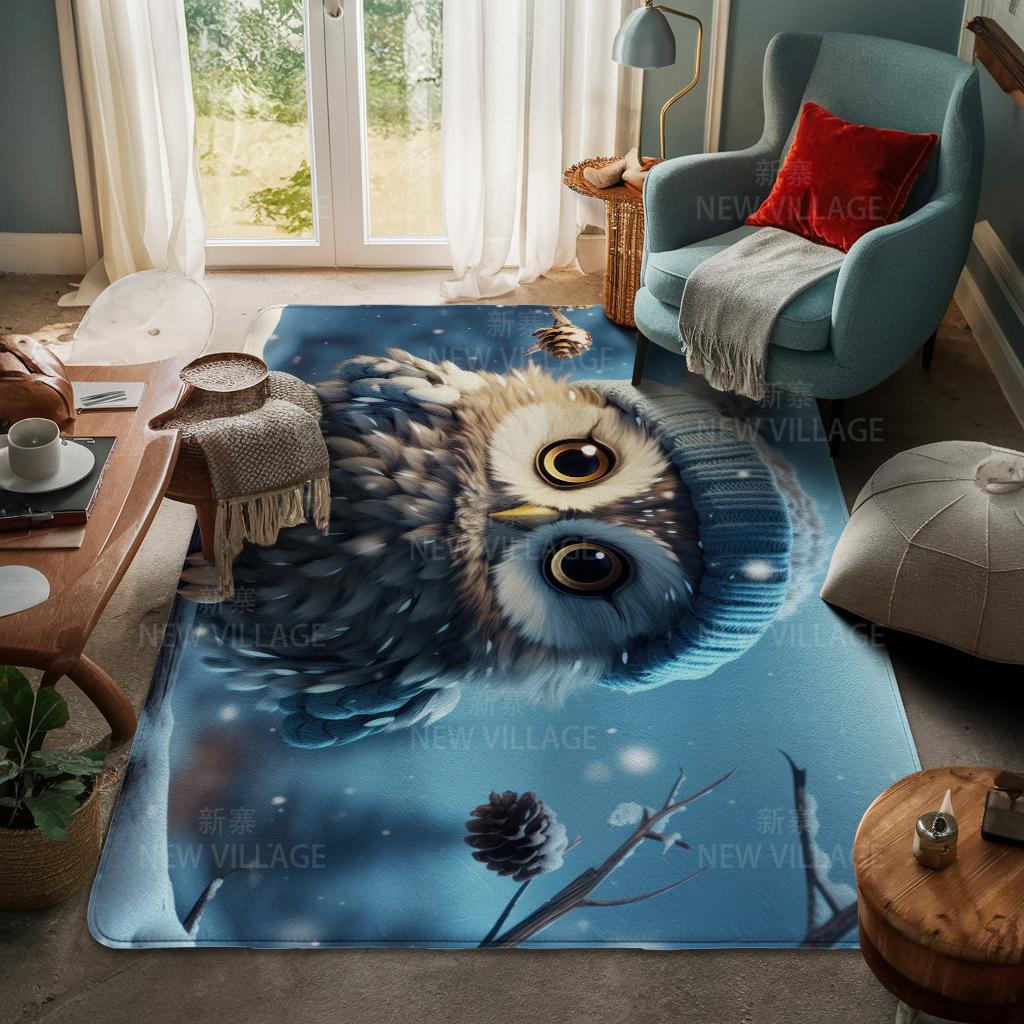 House Entrance Carpet Home Door Mat Living Room Bath Foot Bathroom Non-slip Water Absorption Rugs Bath Merry Christmas Winter