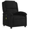 vidaXL Massagesessel Schwarz Stoff