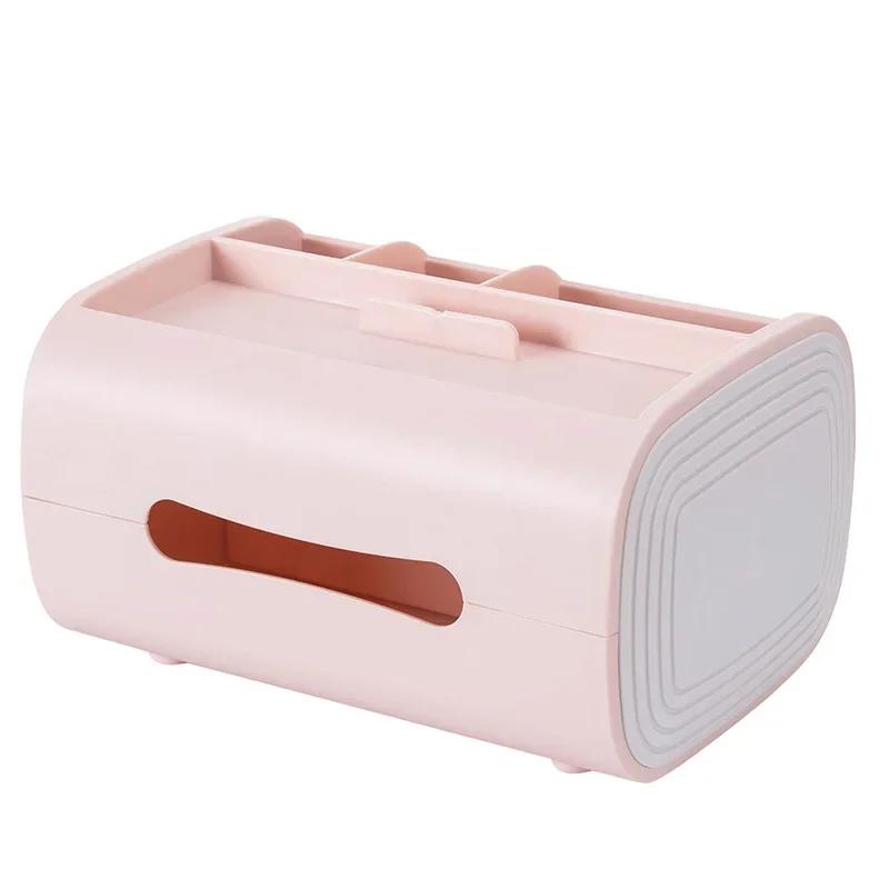 Large Tissue Box Home Living Room Pumping Box Creative Simple Multifunctional Tissue Tube Remote Control Storage Box