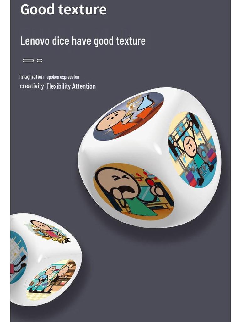 Storytelling Dice Game: Creative and Educational Interactive Board Game for Parent-Child Fun