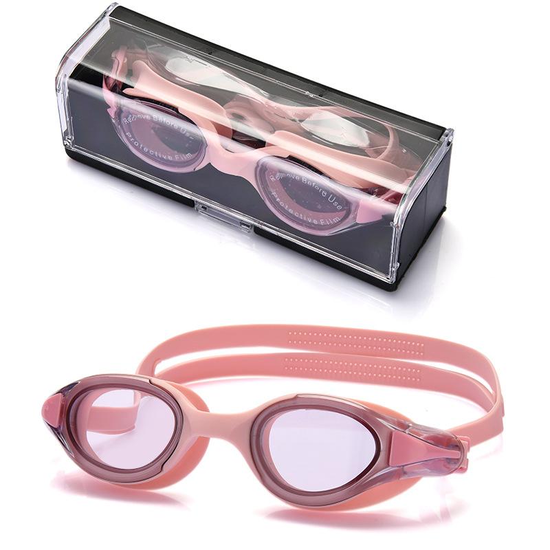 Waterproof silicone swimming goggles women's professional racing high definition waterproof and anti-fog swimming goggles